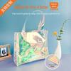 Pvc laser bolsa colorida plástico impermeável saco moda mulheres colorido saco de ombro grande capacidade de armazenamento bag set