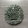 Venta Directa de Fábrica Hebilla de Cinturón Hebilla de Cintura Jade Verde Oscuro Natural de Xinjiang Tallado en Jade Varios Accesorios de Cintura para Hombre Venta al por Mayor