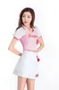Conjunto de Uniforme de Porrista para Estudiantes Mujeres, Grupo de Chicas, Cosmic Girls, Disfraz de Actuación Feliz, Uniforme de Actuación para Reunión Deportiva