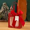 Bolsa de Regalo Sentido Avanzado Bolsa con Ventana Transparente Bolsa de Empaque de Moda Bolsa para Regalo de Cumpleaños Bolso Tote para Cosméticos Bolsa de Regalo de Mano