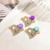 Colgante Corazón de Trébol Doble para DIY, Collar, Pulsera, Dijes, Accesorios de Joyería, Venta Directa de Fábrica, Lote Mixto Disponible para Transfronterizo