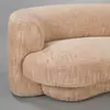 Diseño de Sofá Irregular de Lana de Cordero con Orejas Curvas, Sofá de Arte Textil para Múltiples Personas, Muebles para Sala de Estar Modelo Habitación Personalización