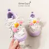 Zapatos para Niñas Dibujos Animados Conejo de Orejas Grandes Primavera y Otoño 2024 Nuevas Zapatillas Deportivas Infantiles Zapatos de Skate para Niña Tendencia