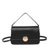 Bolso de Hombro Pequeño Cuadrado de Moda Estilo Coreano 2025 Nuevo Nicho Texte Bolso Baguette para Viajeros Color Caramelo Trendy