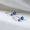 Exquisitos Aretes de Diamante Brillante en Forma de Estrella con Cierre de Rosca, Joyería Versátil de Diseño Nicho al por Mayor