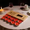 Cera de chá sem fumaça aromaterapia chá casamento confissão vela de aniversário rodada Natal diy pequena fábrica de velas fornecimento direto