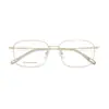 Armazón para Gafas Cuadrado Elegante y Refinado de Aleación de Alta Calidad, Ligero y Versátil para Uso de Negocios, Se Pueden Montar Lentes, Directo del Fabricante