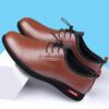 Zapatos de cuero de comercio exterior para hombre, zapatos casuales de negocios de cuero británico, nuevos zapatos casuales de moda sin cordones de cuero para hombre, venta al por mayor transfronteriza
