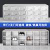 Fábrica de zapateros de acero inoxidable taller libre de polvo taburete para cambiarse los zapatos individual doble cara vestidor laboratorio casillero multicompartimento multicapa