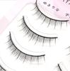Novato Tres Colores Princesa Universitaria Pestañas Postizas Extensión Extremo de Ojo Natural Cruzado Segmentado Tallo Transparente Grupo Individual Mami