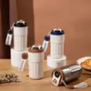 Caneca de Café Inteligente com Medição de Temperatura, Copo de Água Portátil com Display de Temperatura, Caneca Térmica de Aço Inoxidável 316, Caneca Térmica Inteligente, Antiescaldante