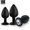 Tapón Anal de Silicona para Masturbación, Colorido con Pedrería, para Estimulación del Punto G, Adecuado para Hombres y Mujeres, Disponible para Dropshipping