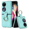 Para Huawei P50pocket Funda para Teléfono con Anillo Plegable de Rombo PocketS Funda Protectora Integral Resistente a Caídas En Stock