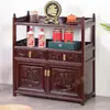 Gabinete de té gabinete de agua para té gabinete de almacenamiento de madera maciza estante para sala de estar gabinete lateral de sofá aparador pequeño gabinete de vino gabinete lateral de mesa de té