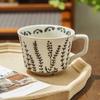 Caneca Criativa de Grés, Copo de Água de Aparência Sofisticada, Ninho Flor e Grama Copo de Leite para Café da Manhã, Xícara de Café, Copo Retrô de Luxo Acessível