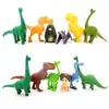 Adornos Decoración de Pastel Maestro Dinosaurio Tyrannosaurus Rex Monstruo Dibujos Animados Mori Accesorios para Hornear Cumpleaños Infantil Enchufable