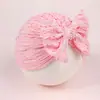 INS Comercio Exterior Sombrero para niños al por mayor sombrero indio para recién nacidos sombrero pullover de encaje con lazo de hongo para bebé 8 colores