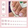 Parche para Uña del Pie 2025 Nuevo Verano Manicura Portátil Producto Terminado Parche Portátil para Uñas Puro Deseo Uña del Pie Incrustada con Diamantes