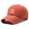 Gorra de Béisbol Suave Lavada y Desgastada con Estampado de Letra Personalizada para Primavera y Otoño, para Hombres y Mujeres, Sombrero Pequeño para el Sol para Mostrar la Cara al Aire Libre