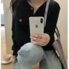 Cárdigan de Punto con Oso Bordado para Mujer, Nuevo Abrigo Suéter de Manga Larga con Cuello Redondo de Botón Único Otoñal, Top Elegante y Suave