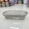 Caja organizadora de bandeja de frutas para snacks rectangular moderna simple de lujo ligero para celebridades de Internet