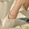 Estilo Coreano ins Moderno Fresco de Moda Pulsera Desgastada Estilo Frío Simple Distintivo Pulsera de Cadena Pulsera de Eslabones