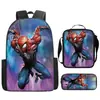 Mochila de Liberación Rápida Transfronteriza de Spider-Man Mochila Escolar para Estudiantes de Primaria y Secundaria Mochila de Anime de Gran Capacidad