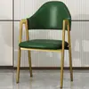 Silla de Hierro Forjado Estilo Nórdico Forma de A, Silla de Comedor, Silla para Uso Doméstico con Respaldo, Silla de Escritorio para Dormitorio, Silla de Escritura, Silla Moderna para Cafetería de Té con Leche, Minimalista
