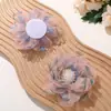 Estilo Japonés y Coreano Estilo de Hong Kong Estambres de Flor de Cristal Organza Camelia Difuminada Horquilla Versátil para DIY Accesorios para el Cabello de Mujer Accesorios para la Ropa