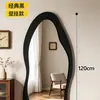 Espejo de cuerpo entero estilo vintage, Espejo de pie para uso doméstico, Espejo de montaje en pared moderno, Espejo de tocador de pared con forma irregular para dormitorio de niñas