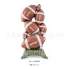 Juegos Transfronterizos de la Copa Mundial 2026 Fútbol, Baloncesto, Béisbol, Rugby, Guantes, Globos de Papel de Aluminio con Temática de Rugby