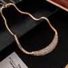 Set de Collar y Pendientes Flor de Diamante Vintage de Segunda Mano Lujo Accesible Cadena Alta para Clavícula Collar Estilo Palacio para Mujer