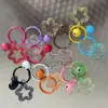 Chaveiro Anel de Livro Sino Estrela de Cinco Pontas, Pingente Boneca de Contas, Acessório, Chaveiro de Contas, Chaveiro de Estrela