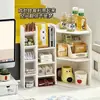 Estante de Almacenamiento de Escritorio Multicapa para Girar Esquinas de Escritorio Estación de Trabajo de Dormitorio de Estudiante Estante de Almacenamiento de Estantería Cosa Buena Artefacto de Escritorio