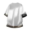 Camiseta Masculina de Manga Curta 2026 Novo Verão Jovem Versátil Gola Redonda Solta Pessoas Gordas Tamanho Plus Roupas Masculinas