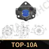 Bomba de Engranajes Cicloidales TOP-12A 13A Bomba de Aceite Lubricante Hidráulica Triangular Motor Eléctrico Bomba de Aceite de Engranajes Bomba de Aceite para Motor