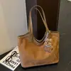 Bolso Retro Simple Transfronterizo Nuevo para Mujer Moda Casual Gran Capacidad Bolso de Mano para Viajes al Trabajo Bolso de Hombro Único Casual