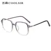 Armazones para Gafas de Prescripción de Moda Masculina Transfronterizos, Luz Azul Anti-Reflejo, Armazones Modernos Estilo Coreano para Estudiantes, Armazón Grande, Ultraligeros, Gafas con Lente Neutro para Mujer