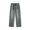 Jeans para Hombre de Pierna Ancha, Corte Holgado, Casual, Pierna Recta, Tendencia, High-Street, Nueva Colección Primavera y Otoño 2026