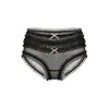 Pantis de encaje floral iridiscente para mujer, puros y sexys, finos y transpirables, con refuerzo de algodón puro, bragas para mujer