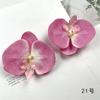 Floco de Neve Phalaenopsis flor diy adorno de cabeça presilha de cabelo grampo de cabelo bolsa de material de flor adereços de mesa de jantar em casa parede de flores arranjo de flores