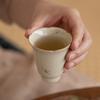 Xícara de Chá Pintada à Mão Conjunto de Chá Kung Fu Xícara de Degustação de Chá Cor Pura Esmalte Xícara de Mestre Doméstica Xícara Única Cerâmica Chá Novo Estilo Chinês Fragrância