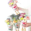 Día del Maestro Flor de Payaso Taza Día del Maestro Regalo Creativo Empaque de Ramo Maceta Ramo Hecho a Mano DIY Floristería