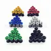 Kit de 10 Tornillos para Carenado de Parabrisas M5 5mm Aluminio Tornillo de Fijación Llave Allen