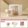Juego de Tazas de Té Margarita de Primavera Pintadas a Mano por el Fabricante, Taza Maestra de Cerámica, Exquisita Taza de Degustación, Juego de Té Kung Fu, Taza de Té