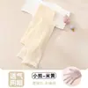 Meias Finas Brancas de Verão para Meninas Calças-Collant de Bebê Anti-Mosquito Calças de Nove Pontos Ultra Finas de Verão Calças de Segunda Pele para Crianças
