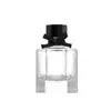 Botella dispensadora de perfume 50/100 ml Botella de perfume de vidrio con tapa de presión Botella pulverizadora dispensadora de perfume transparente Botella de perfume Botella vacía