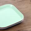 Plato de hueso de paja de trigo, mesa de comedor, plato de hueso para el hogar, plato de aperitivos de frutas, plato de frutas, plato pequeño de plástico