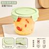 Lonchera de Vidrio de Borosilicato Alto, Segura para Microondas, para Trabajadores de Oficina, Contenedor de Almacenamiento de Alimentos, Bol, Lonchera de Frutas