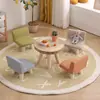 Banquito Pequeño para Niños para Uso en Casa, Banco Moderno y Sencillo de Sala de Estar de Moda con Respaldo, Silla Pequeña para Bebés, Taburete de Madera, Taburete Bajo
